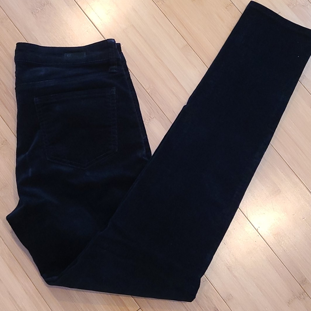 KUT black skinny corduroy pants